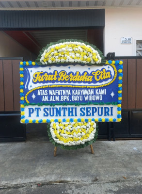 Papan Bunga Duka di Cibeuti